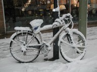 Bicycle in the Snow